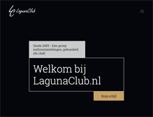 Tablet Screenshot of lagunaclub.nl
